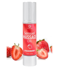 Huile de massage fraise 50 ml Secret Play